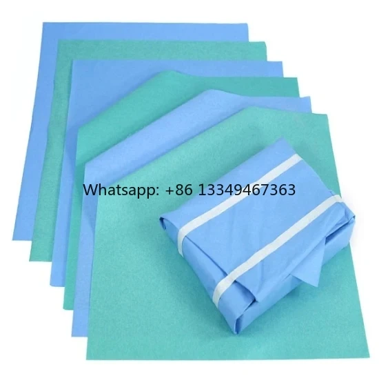 

wholesale Medical Tool Waterproof Sterilization Crepe Paper Packaging in stock