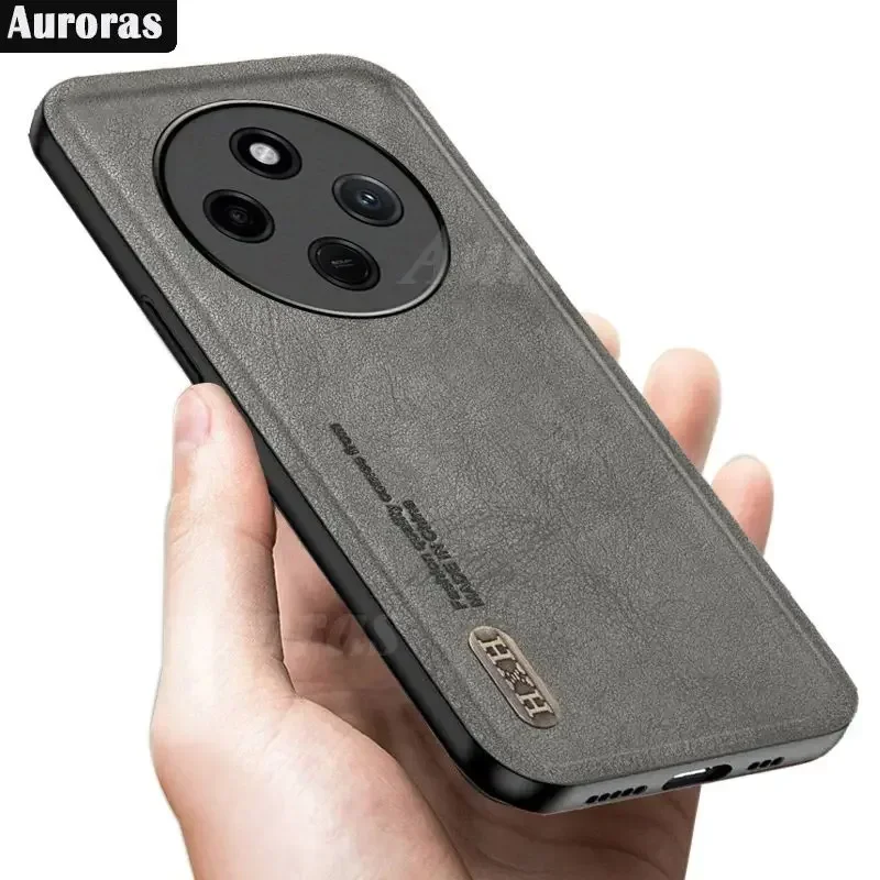 

Auroras For Redmi 14C 14 13C 4G Case Retro Magnetic Plate Matte Textured Cortex Shell For Redmi A4 13C 13 14C4G Cover Funda