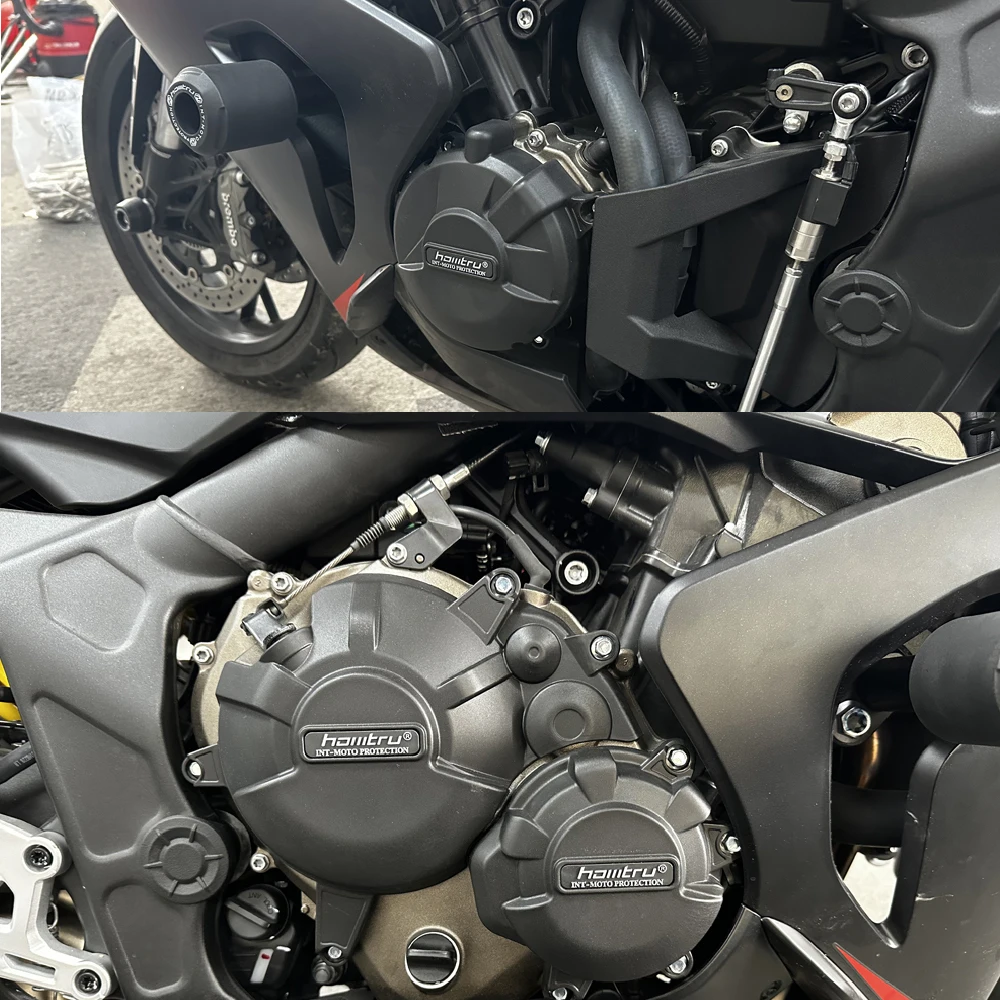 For QJMOTOR SRK800RR SRK 800RR SRK600RS 2023 2024 2025 Motorcycle Accessories Nylon Engine Cover Engine Fall Protective Cover