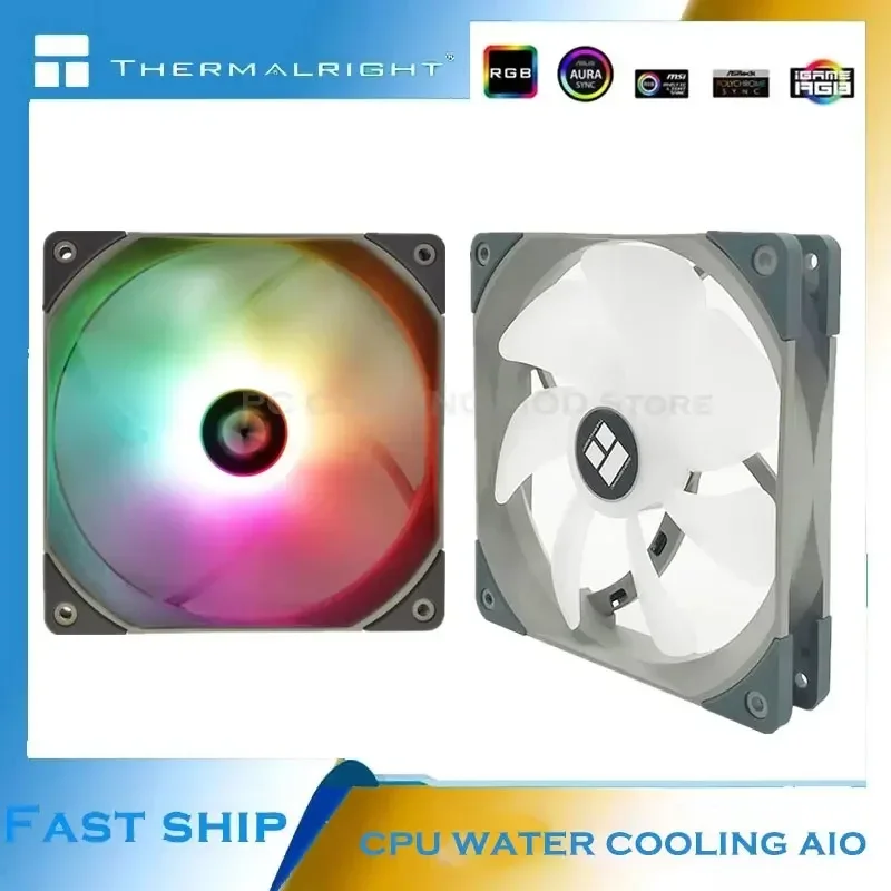 Thermalright PC Case Fan Cooler 140mm PWM Cooling Fan 12V/5V ARGB High Performance Quiet & Large Wind Volume,TL-C14