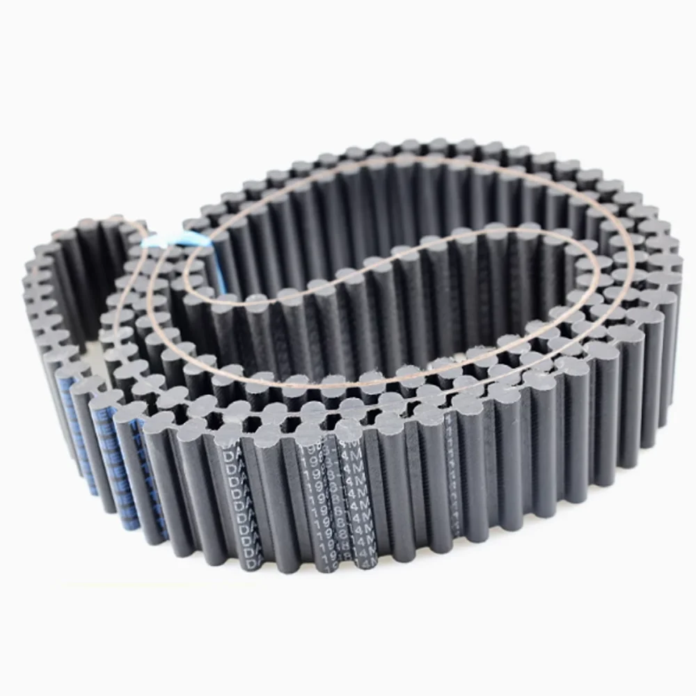 DAS14M 2002mm/2100mm/2240mm/2310mm/2380mm/2450mm/2506mm/2590mm/2660mm/2800mm 両面歯付きシンクロベルト ピッチ=14mm