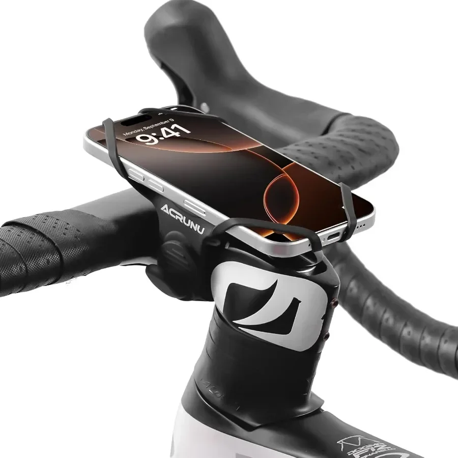 

Универсальное велосипедное крепление для телефона на руль с силиконовым держателем без царапин и противоскользящей ручкой для езды на велосипеде, совместимое с iPhone