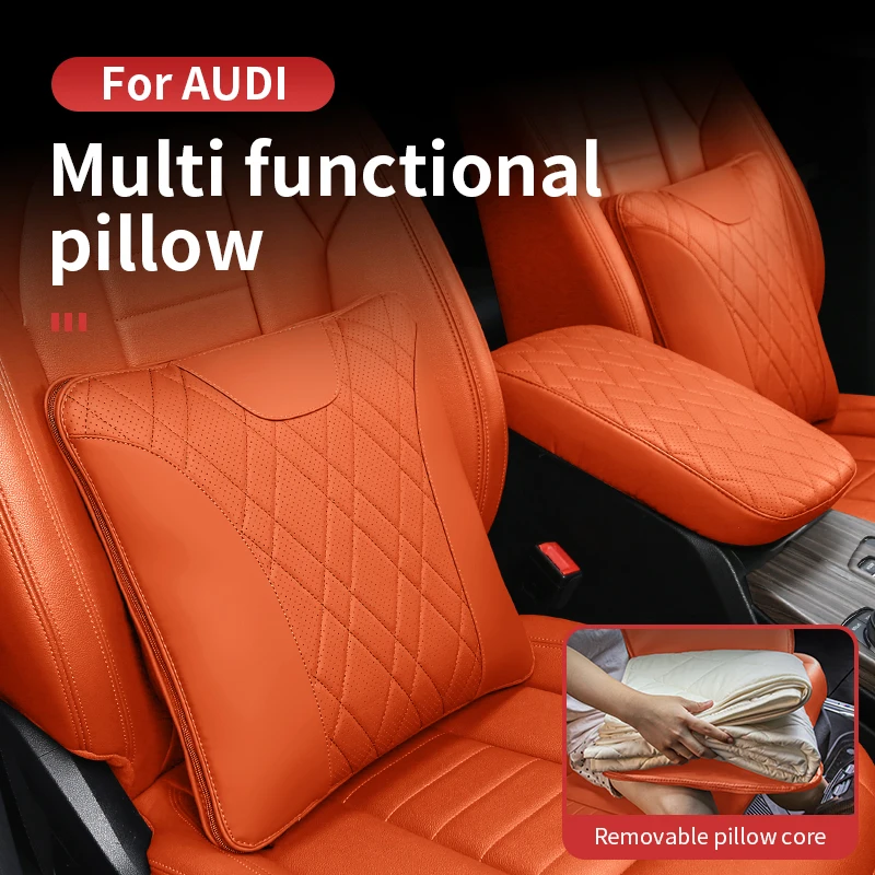 

Suitable for Audi A-series A1 A2 A3 A4 A5 A6 A7 A8 a dual-purpose detachable and easy to clean pillow with a thin quilt in one