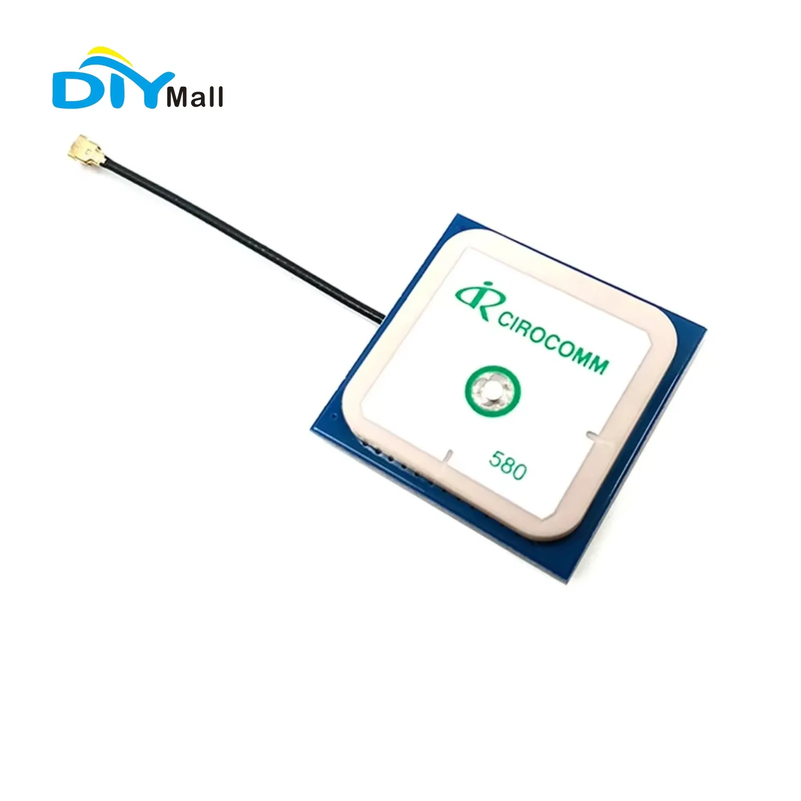 

Beitian BT-580 Cirocomm GPS Активная внутренняя антенна 32 дБ Керамическая антенна с высоким коэффициентом усиления Разъем IPEX 25x25x2 мм