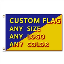 2x3ft 3x5ft Graphic Custom Printed Flag Polyester Shaft Cover Brass Grommets Free Design Outdoor Advertising Banner Decoration P