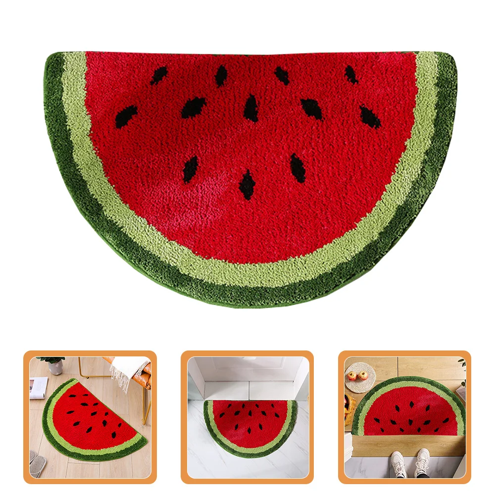 

Thickened Fruit Carpet 3D Non-Slip Absorbent Indoor Mat For Living Room Bedroom Kitchen Decor Small Rug Entryway Welcome Mat