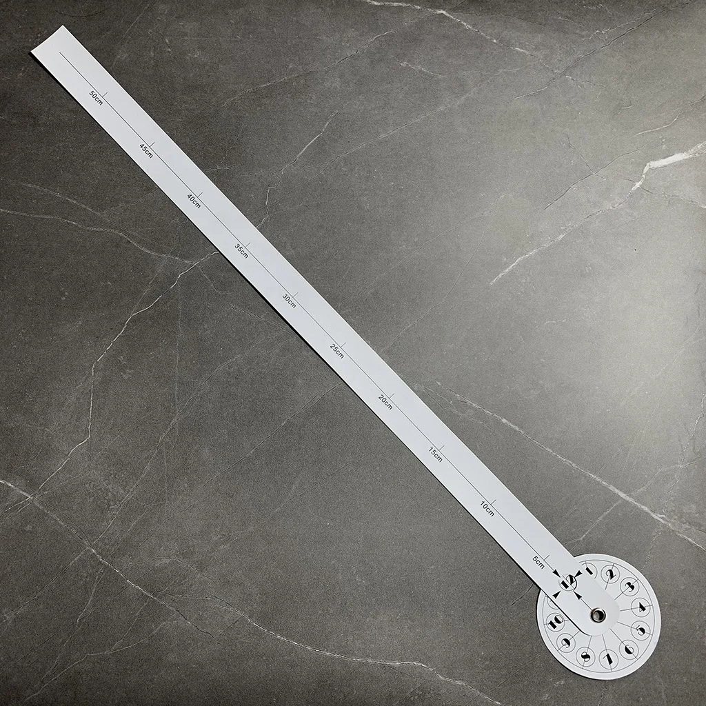 

3Pcs Large Wall Clock Scale Ruler DIY Assembly Kit Accurate Graduated Paper for Home Office Classroom Clock Accessories