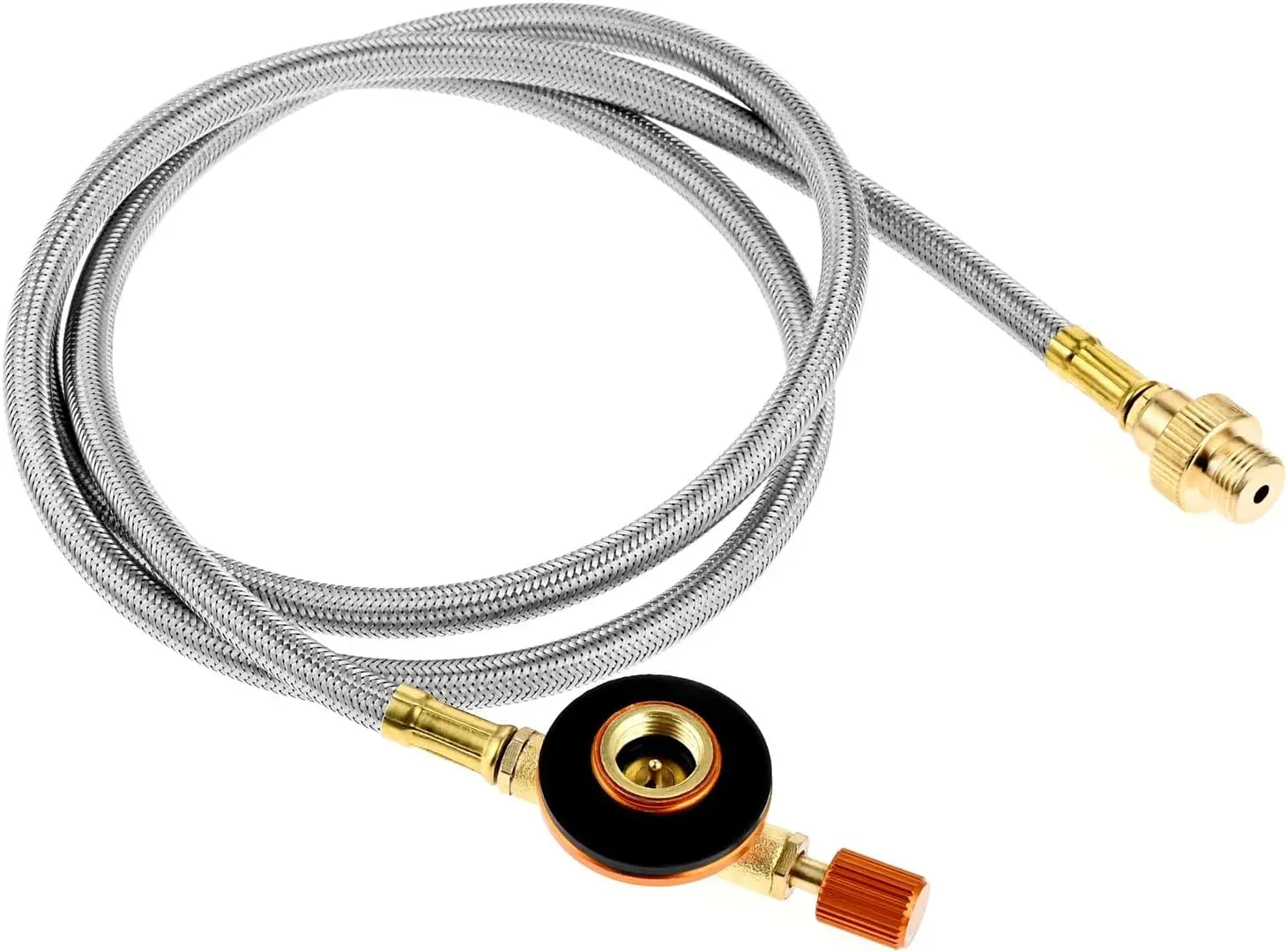 1mm Camping Gas Stove Extension Hose Camping Fuel Canister Valve Tube Pipe Hiking Stove Butane Gas Adapter Convert Connector