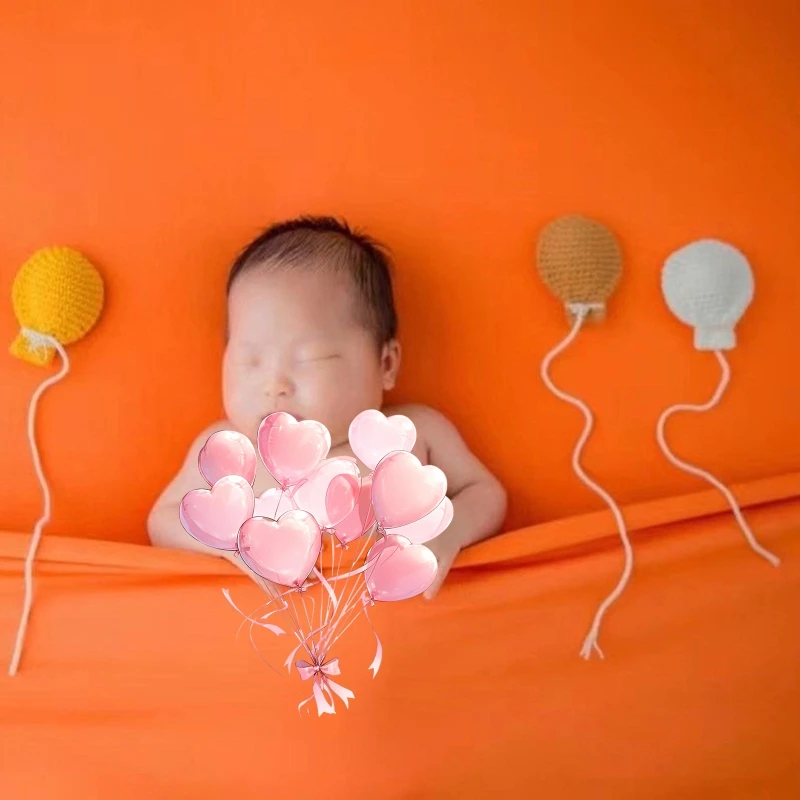 Baby-Fotostudio-Requisiten, Mini-Ballon-Fotografie-Layout, Ins-Style-Fotohintergrund