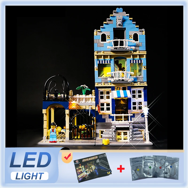 DIY LED Light Kit For LEGO 10190 Market Street  (Only LED Light,Without Blocks Model)