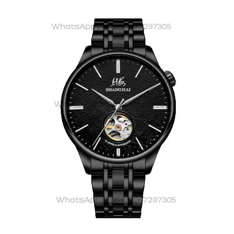 Time Island Watch 1 Store Shanghai Watch Men's Mechanical Watch Automatic Large Dial Waterproof Men's Watch