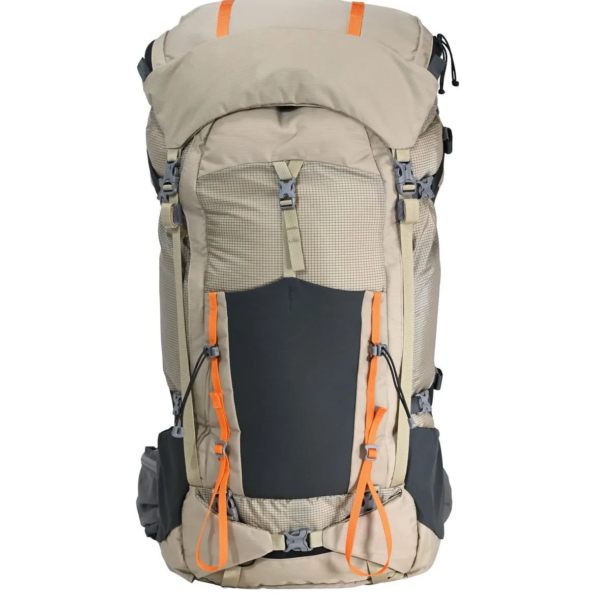 Outdoor large-capacity nylon waterproof and wear-resistant mountaineering hiking liftable backpack 60L