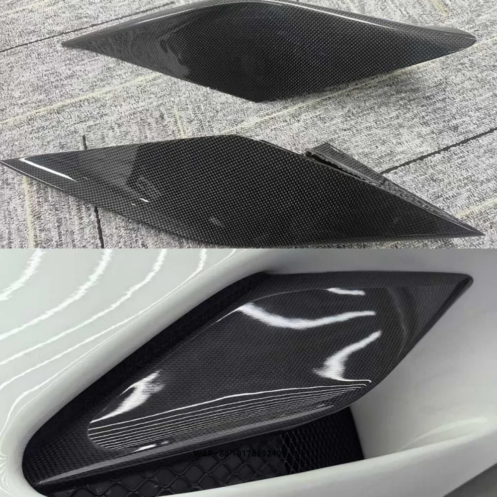 

Car Exterior Accessories for F8 OEM Style Dry Carbon Fiber Side Air Intake Rear Fender Air Vent forFerrari F8 Spider Tributo