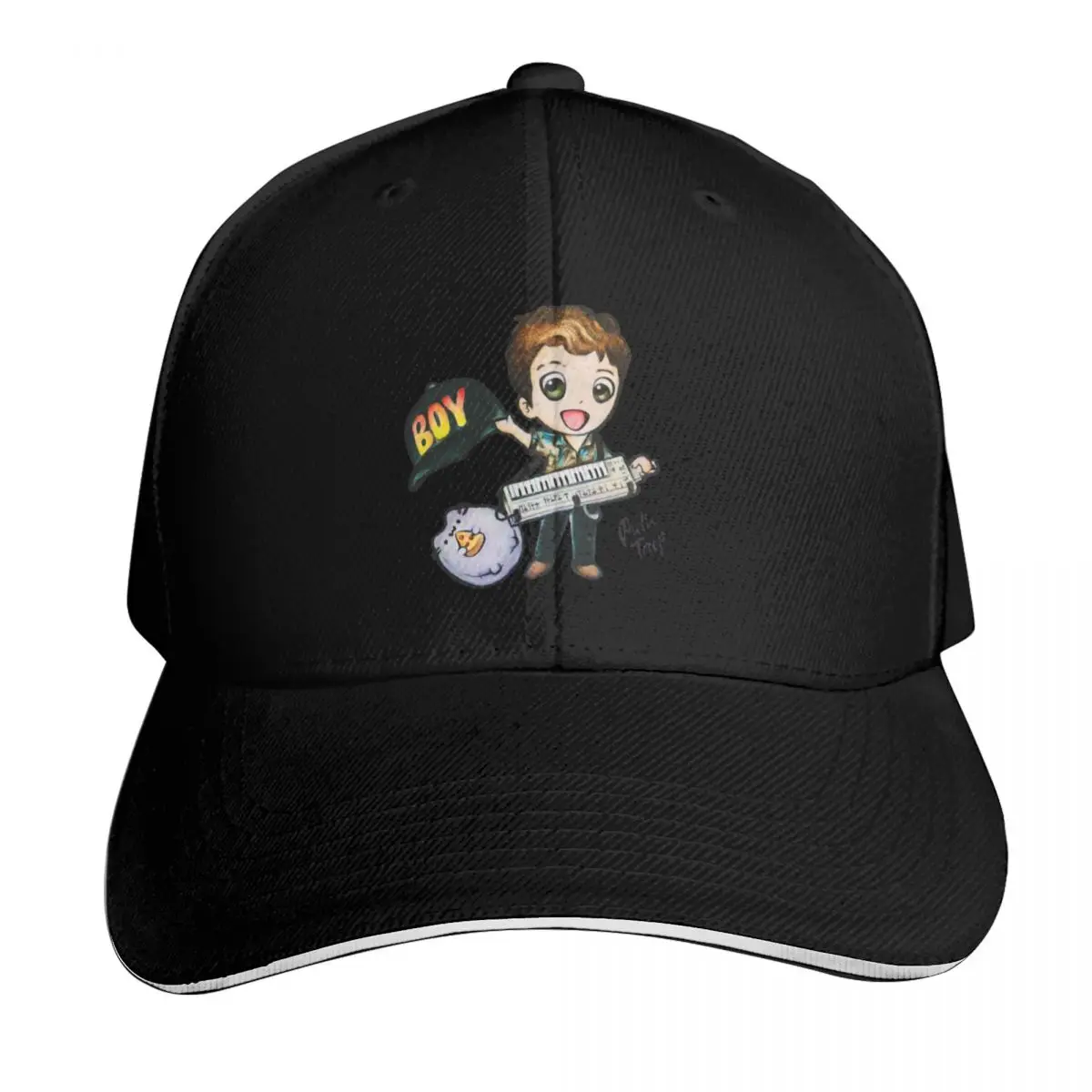 Charlie Puth BOY Chibi (no background) Baseball Cap birthday fashionable Trucker Hat Golf Hat Boy Women's