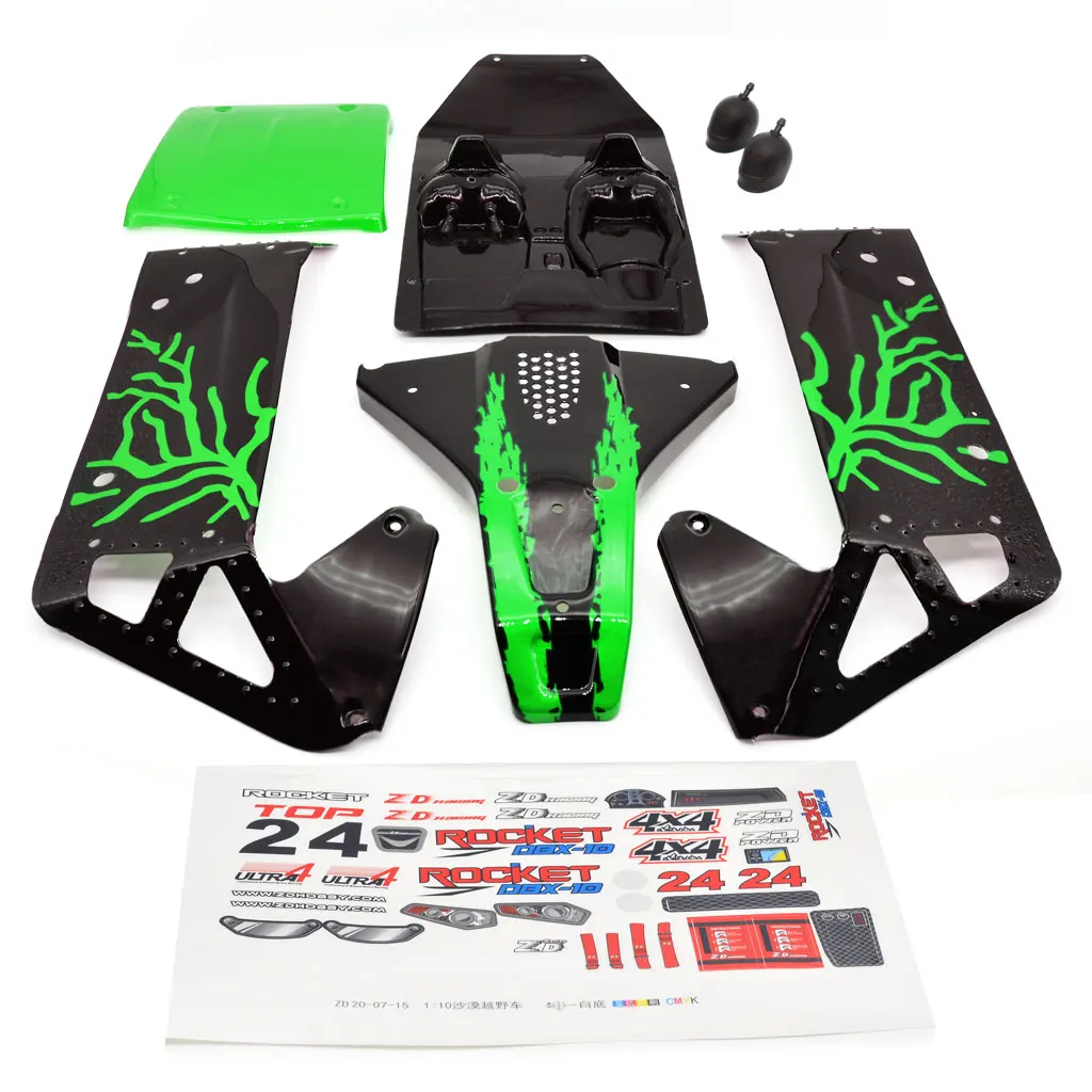 New RC Car Body Shell Kit 7534 7535 7536 7537 for ZD Racing DBX-10 DBX10 1/10 RC Car Upgrade Parts Spare Accessories,4