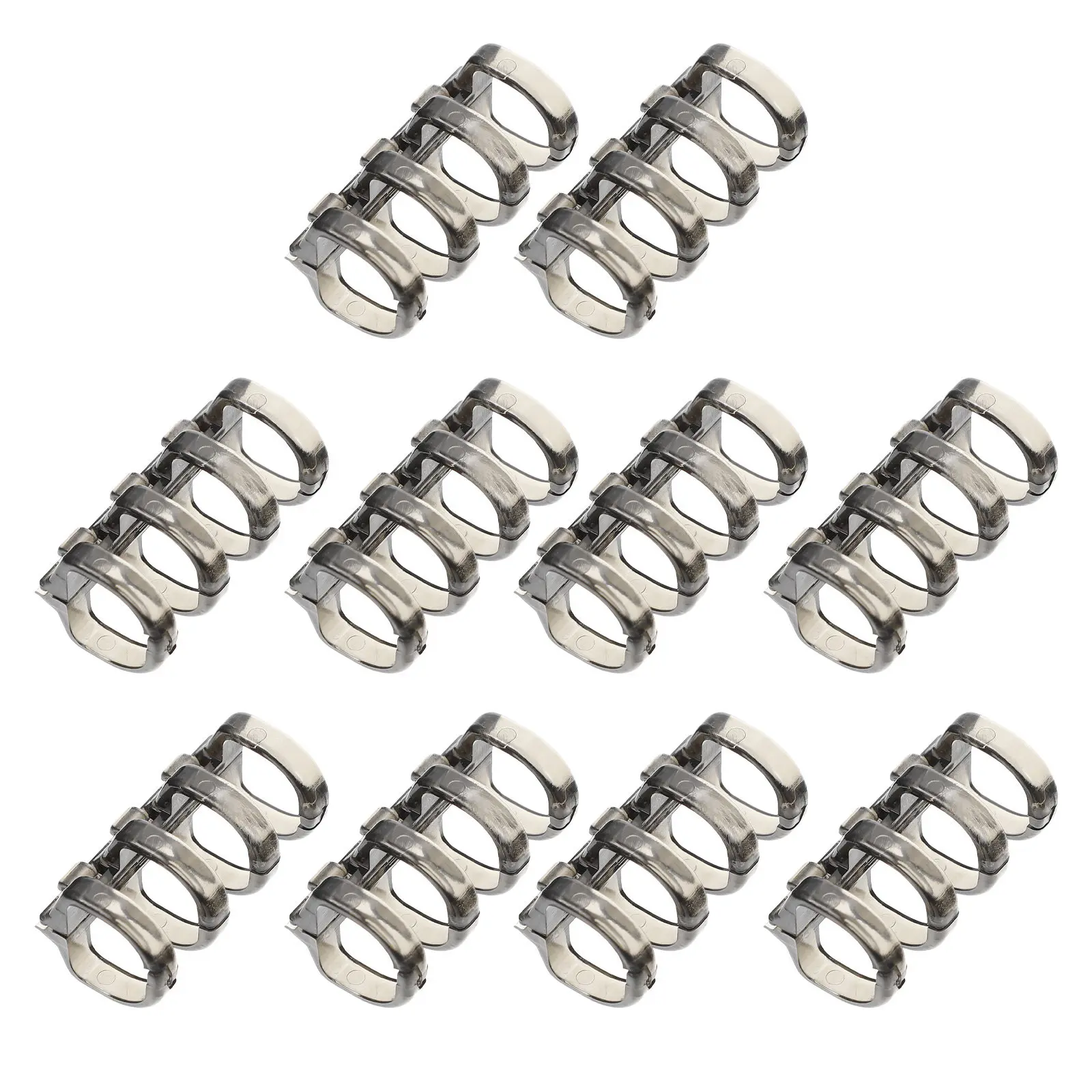 

10Pcs Loose Leaf Binder Rings Spiral Binding Supplies for Scrapbooking Journaling Office School Organization Four Hole Segmented