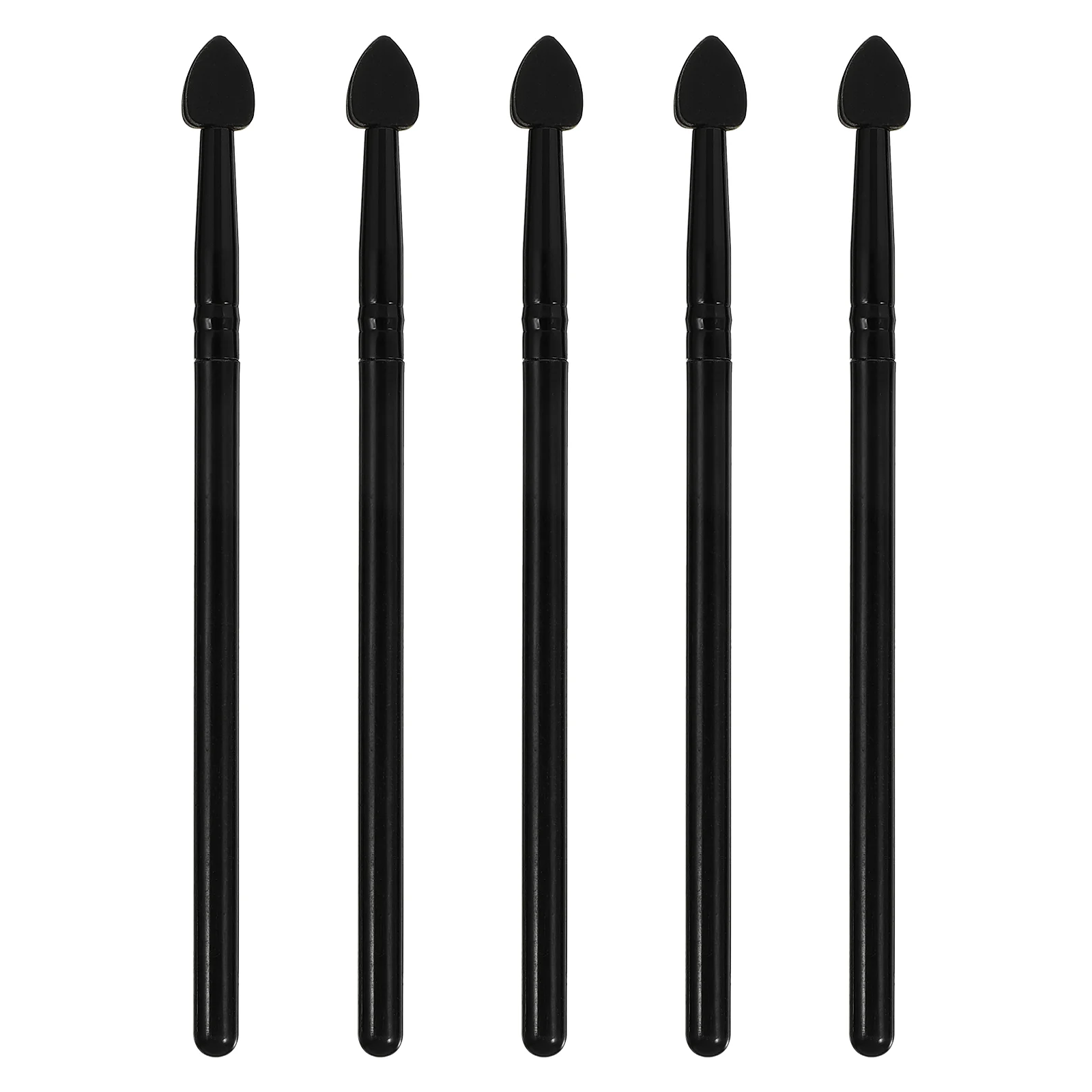 

5 PCS Silicone Eyeshadow Brush Makeup Bundle Simple Tool Kit Aluminum Pack