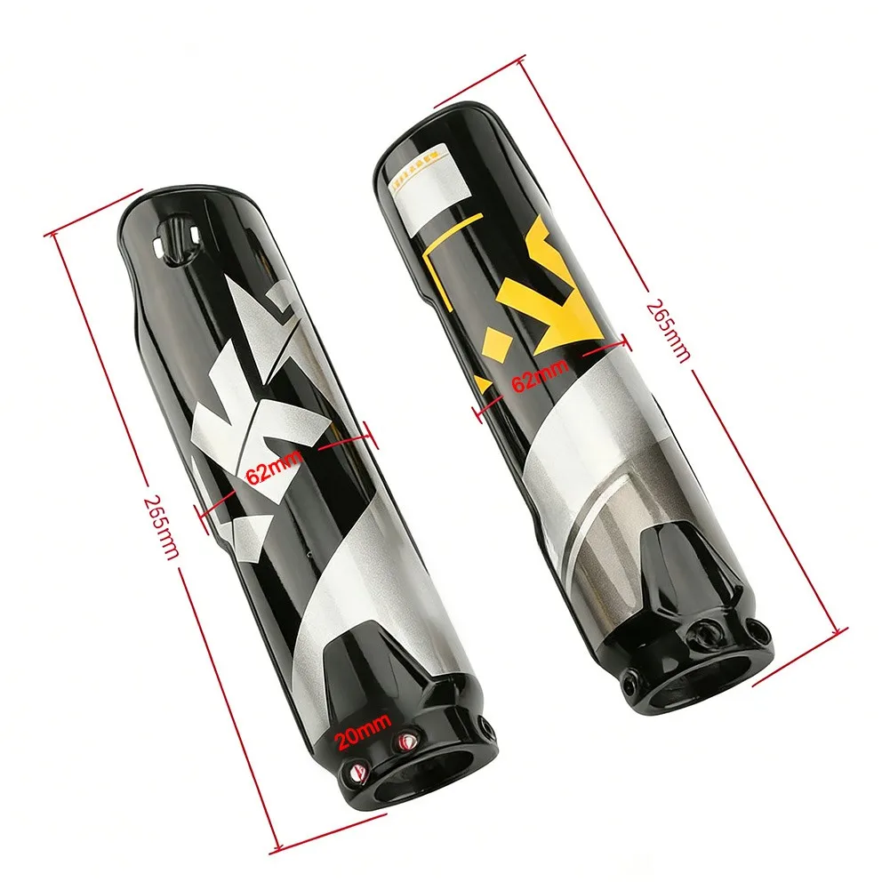 Front Fork Shock Absorber Guard Plate for SurRon For Light Electric Off-Road Bike BEE XS Model PP Black 265x62mm