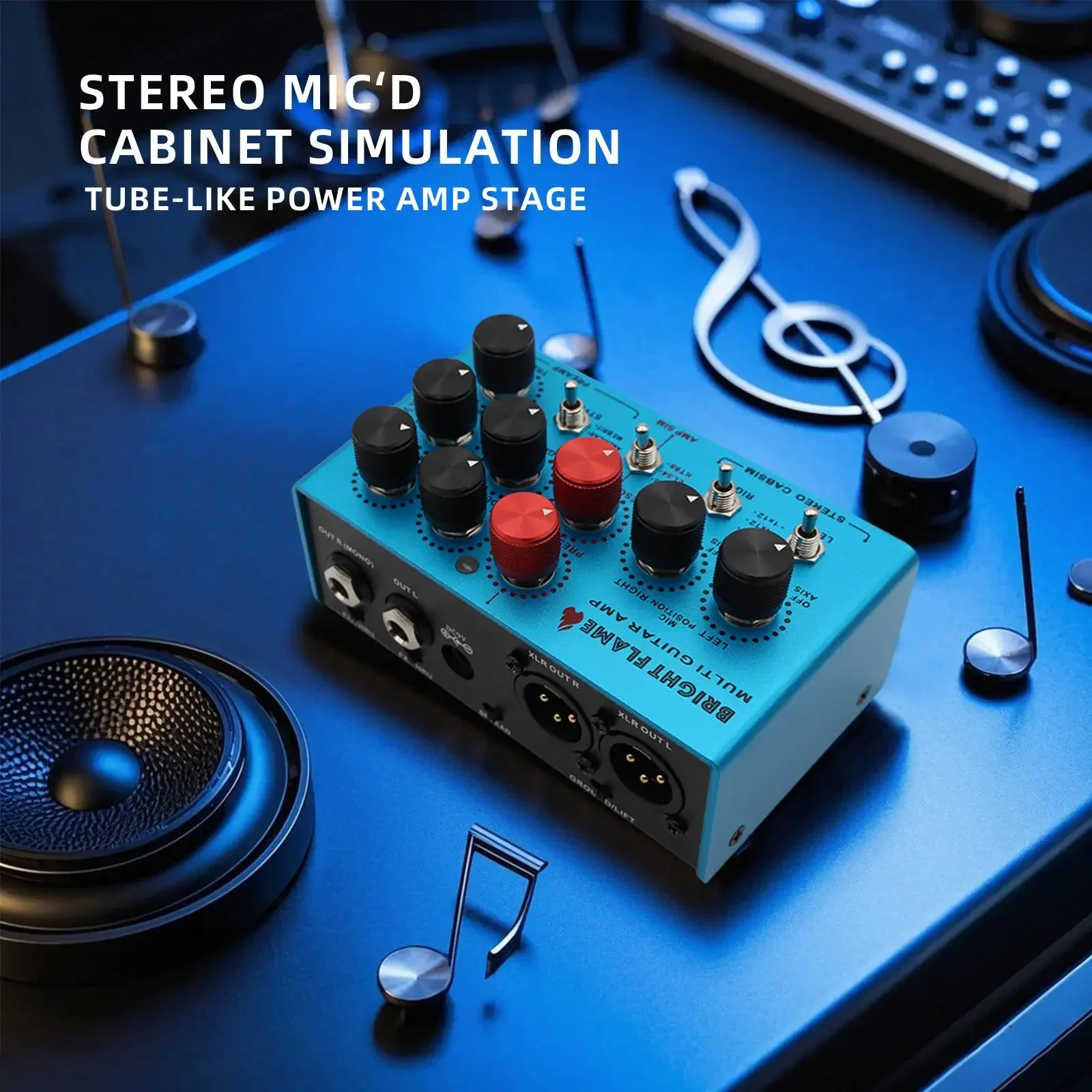 

3-петлевой переключатель эффектов True Bypass Mosky — фрезерный станок для гитары/баса с функцией отключения звука тюнера и выбора канала