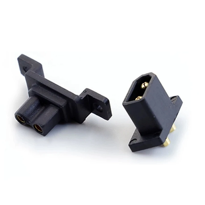 Conector macho hembra de alta corriente XT30G 30A, enchufe de acoplamiento fijo de carga de batería de litio para modelo RC, avión, coche, drone