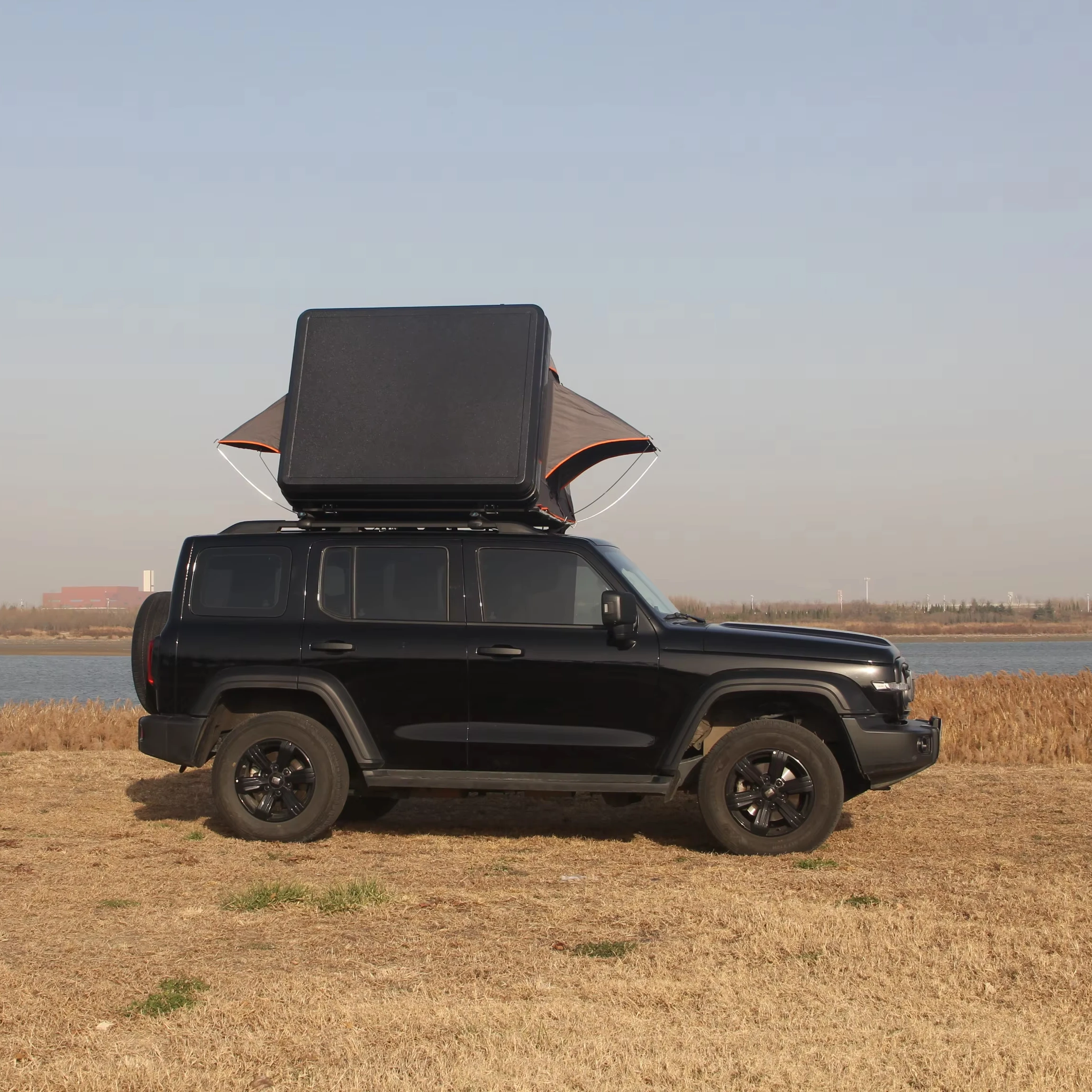 Pick up Durable Aluminum Camping  4x4 Roof Tent Waterproof Hard Shell Car Rooftop Tent Roof Top Tent for 4 Person,Customization