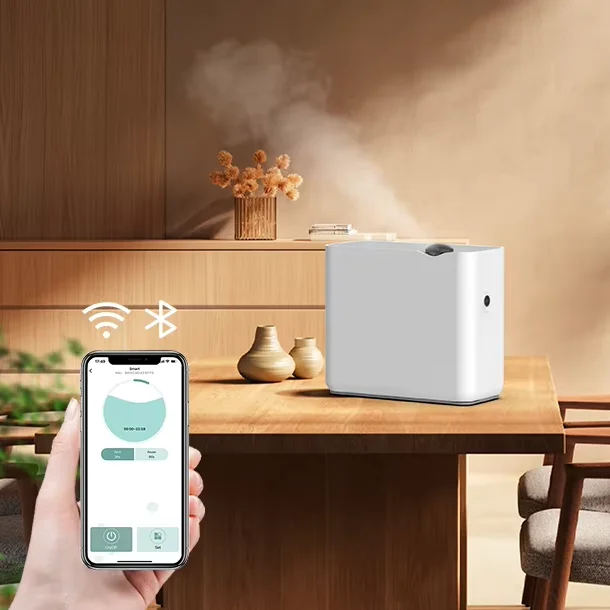 

Factory Sale Direct B2B OV-8 4S Store Wall Hanging HVAC Smart Microcomputer Display Support Manual Control Scent Machine