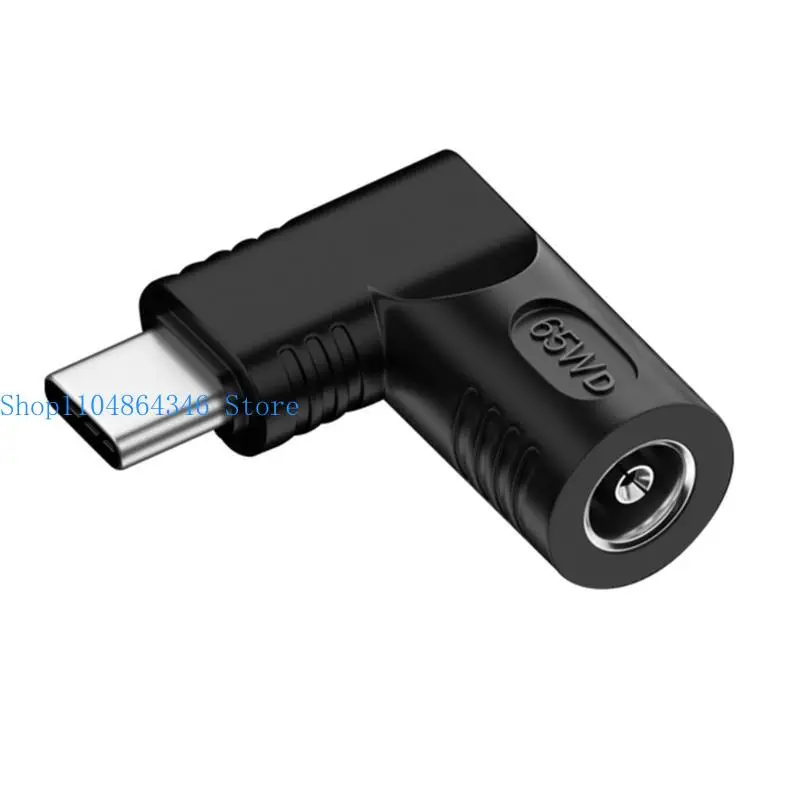 652F Type-C Power Plug Connectors TypeC Male to Female Adapter Converter for Notebook Phone Optional
