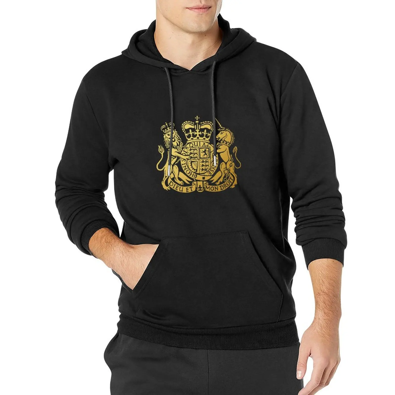 

Royal coat of arms of the United Kingdom Pullover Hoodie men's autumn clothes blouse big size hoodie