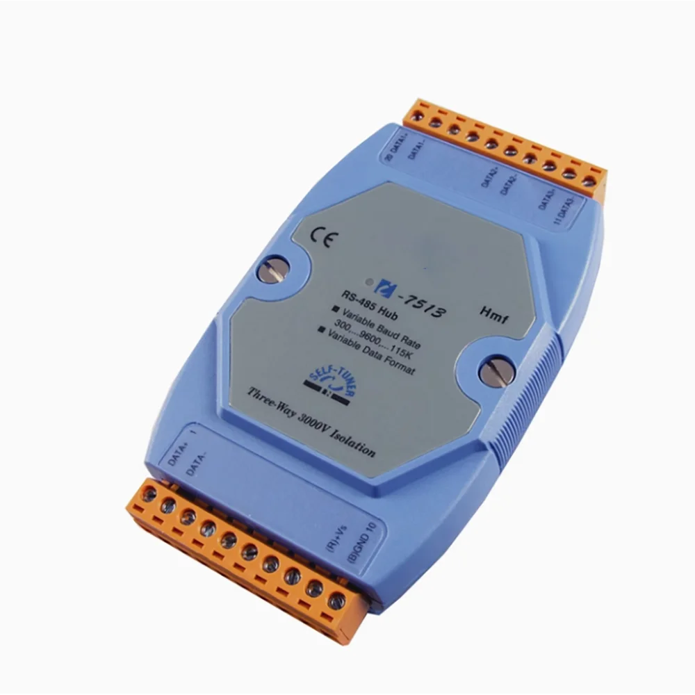 Bulk Package I-7513 1-channel RS-485 to 3-channel RS-485 HUB (three terminal isolation)