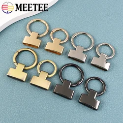 10/20Pcs 20/25mm Metal O Ring Buckle Keychain Spring Rings Hook Detachable Bag Strap Handbag Connector Clasp Bags Accessories