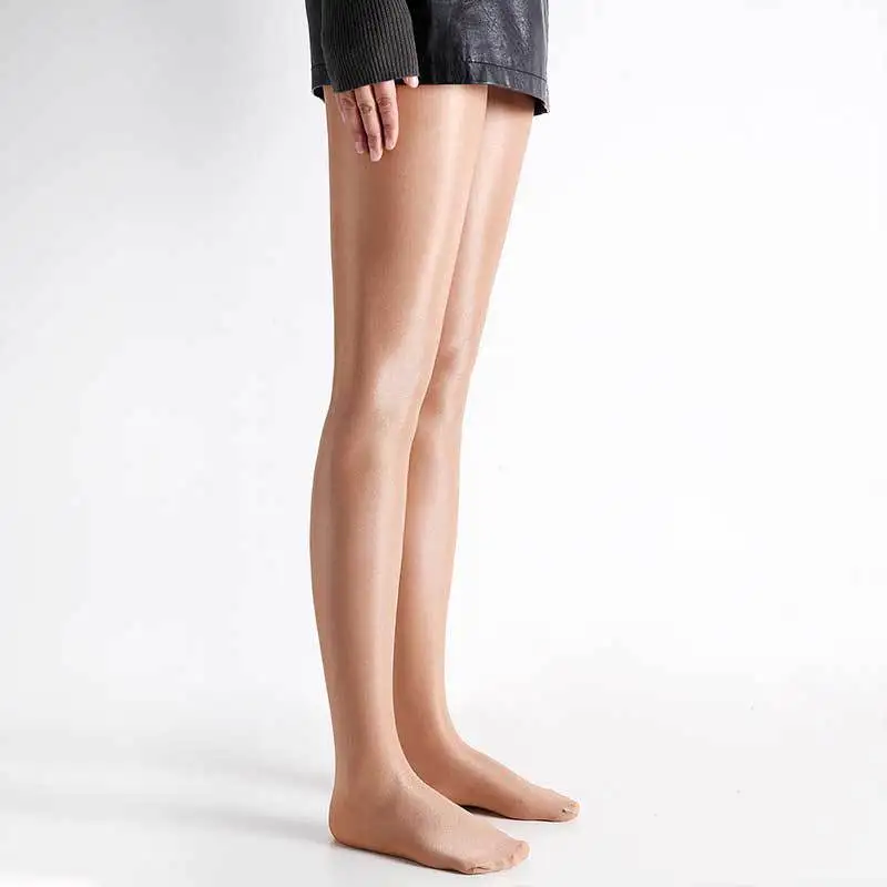 168–190 cm verlängerte hohe Strumpfhosen 70d Bodybuilding Tanz reflektierende Nachtclub-Sänger glänzende Fashion Runway Öl Socken Spot – Detail 7