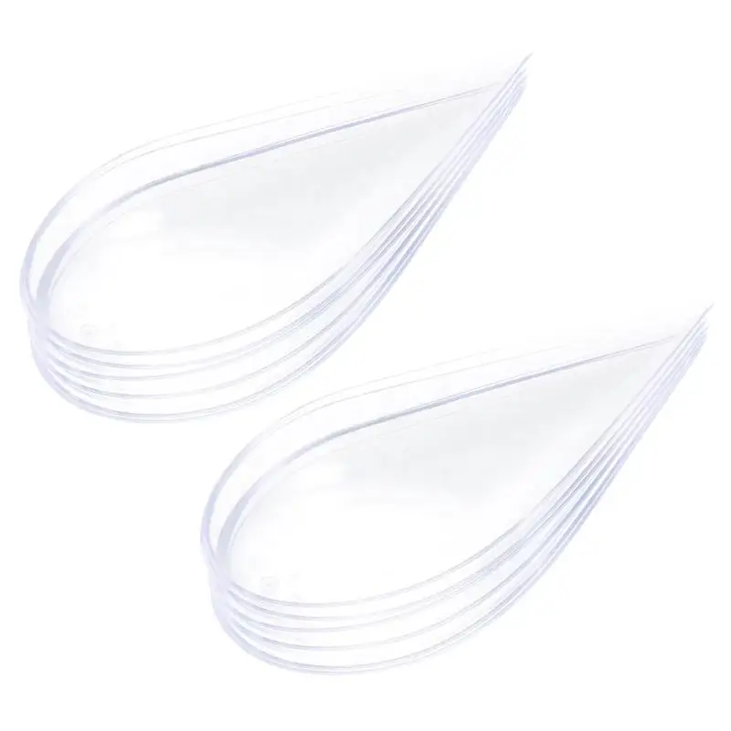 20Pcs Mini Waterdrop Spoon Disposable Dessert Spoons Appetizers Sushi Tasting Catering Supplies Soup Scoop No Break
