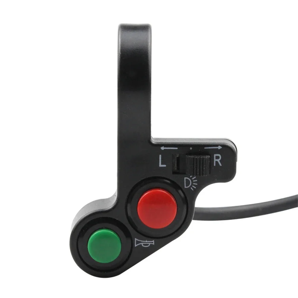 دراجة نارية التبديل المقود التبديل دراجة سكوتر كهربائية القرن بدوره إشارات تشغيل/إيقاف زر مفتاح الإضاءة دراجة نارية الملحقات #5