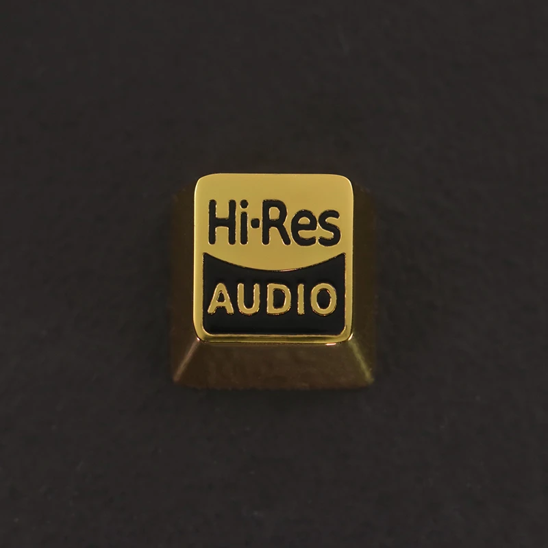 HIFI Hi Res Audio Artisan Keycap R4 OEM Height for Cherry MX Mechanical Keyboard Zinc Aluminum Alloy Metal GK61 Anne Pro 2