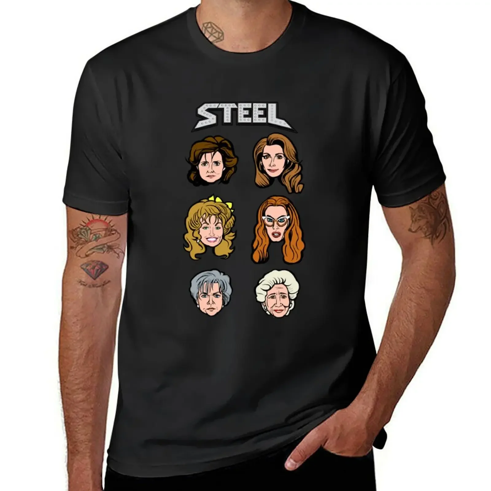 

STEEL SHIRT T-Shirt graphic tee shirt Aesthetic clothing oversized graphic tee mens designer t shirt