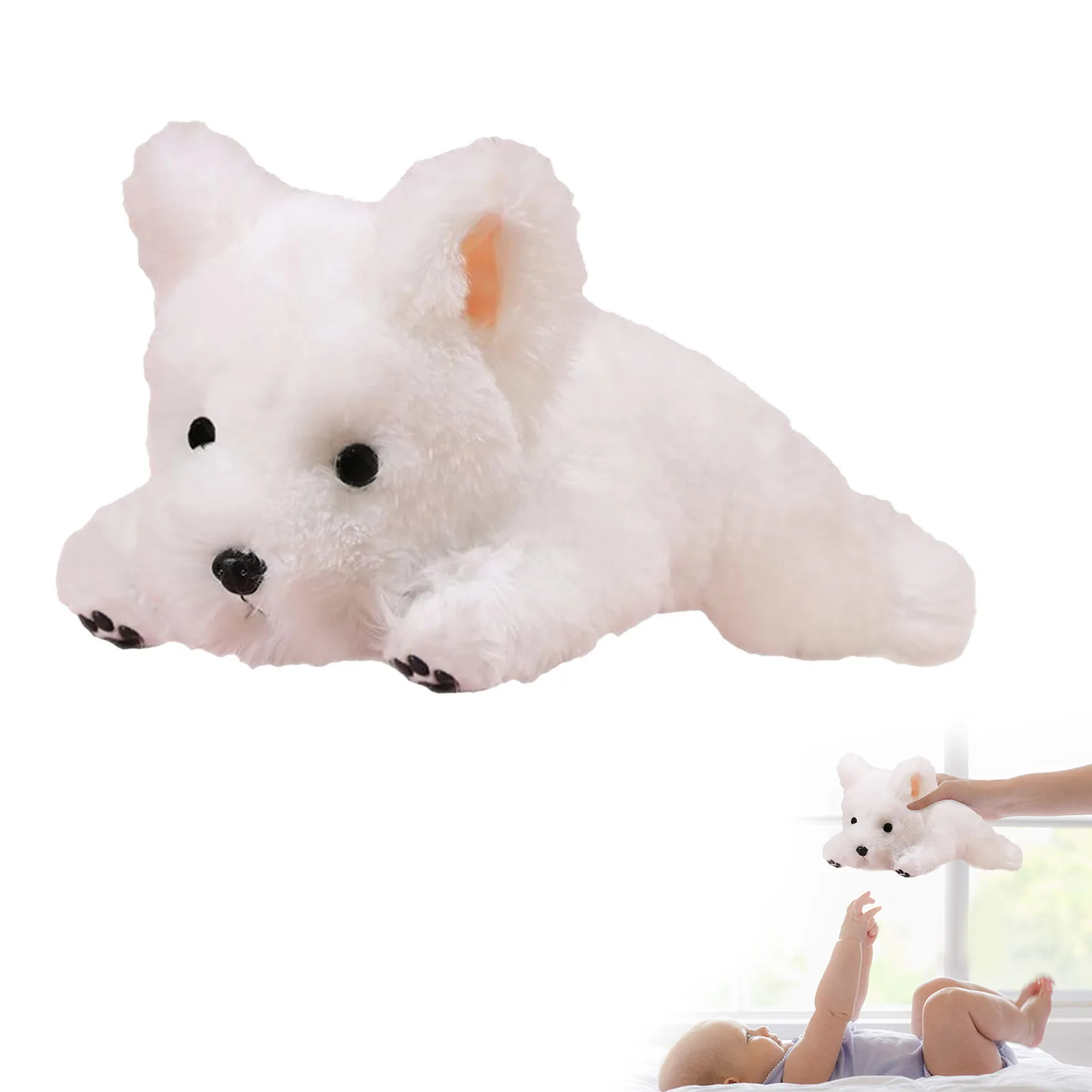 2025년 신제품 포옹 인형 수면 친구 가족 애완동물 애호가에게 적합한 브린들 강아지 플러시 인형 어린이 인기 장난감