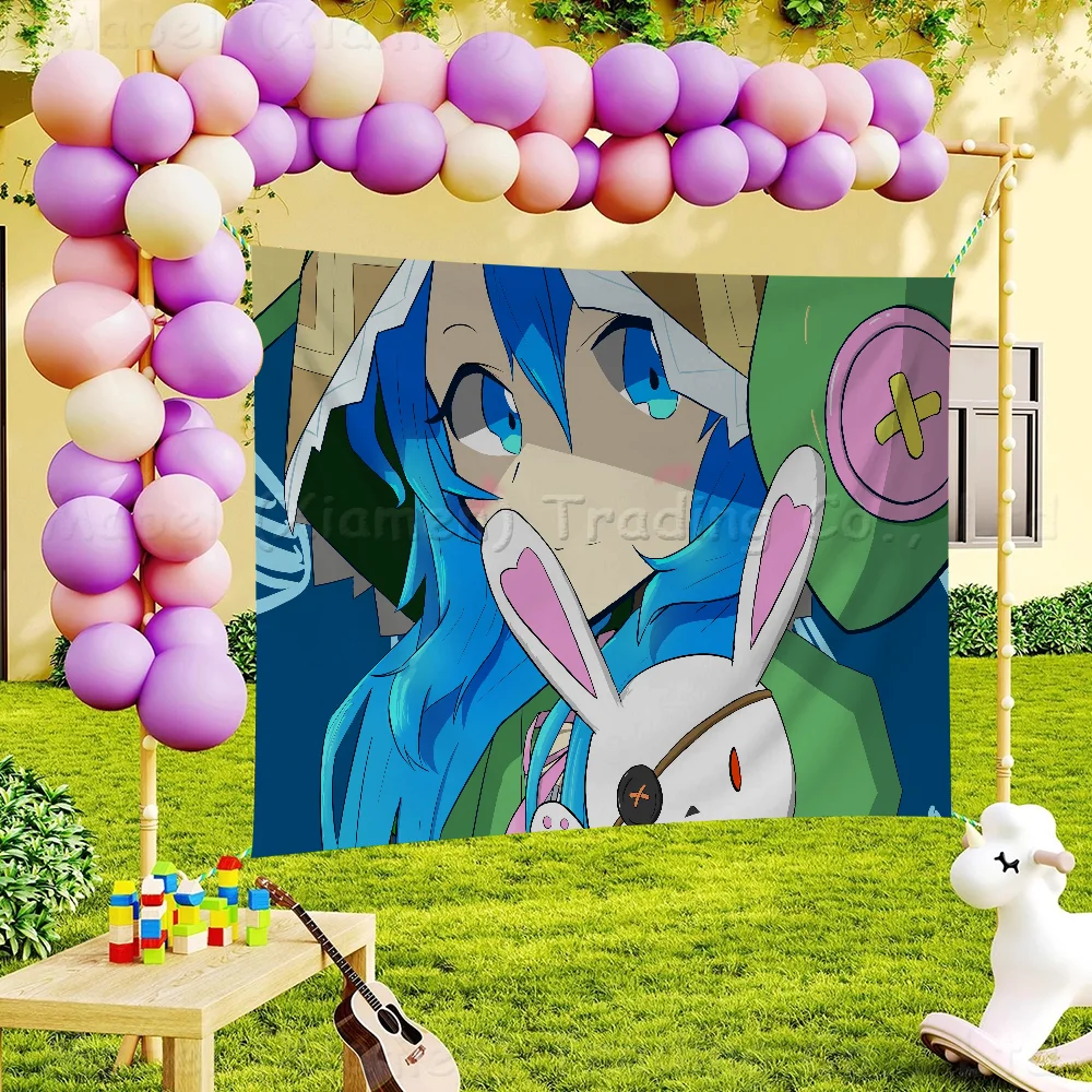 DATE A LIVE Himekawa Yoshino Printed Large Flag Art Science Fiction Room Home Decor Decor Banner