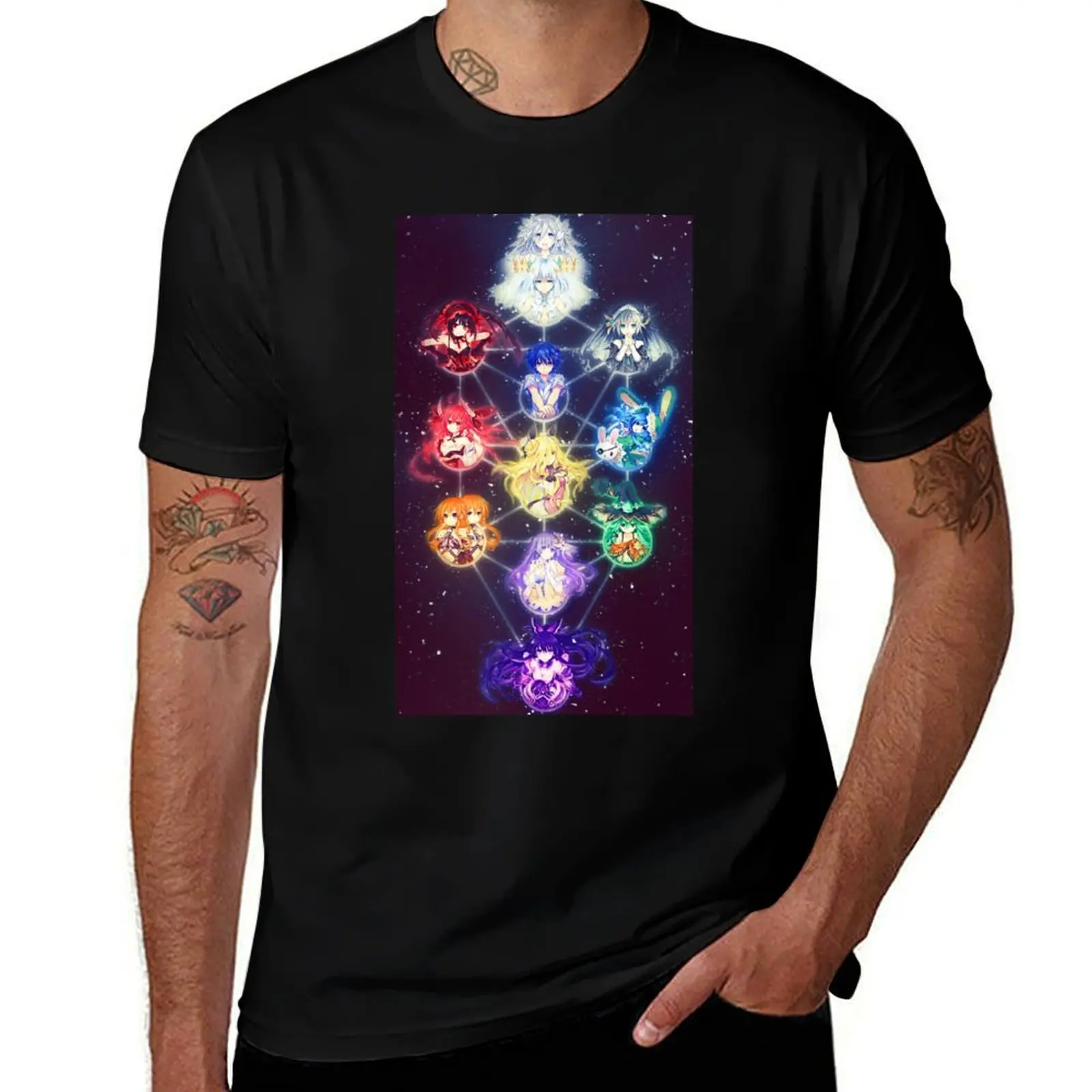 

Date A Live ! T-Shirt Large Size Breathable Tee