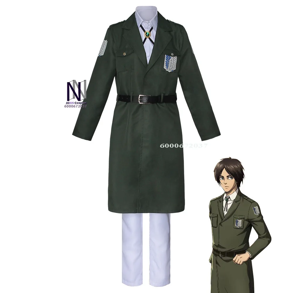 Attack on Titan Seizoen 4 Survey Corps Windjack Uniform Cosplay Kostuum - Legerstijl voor anime-fans