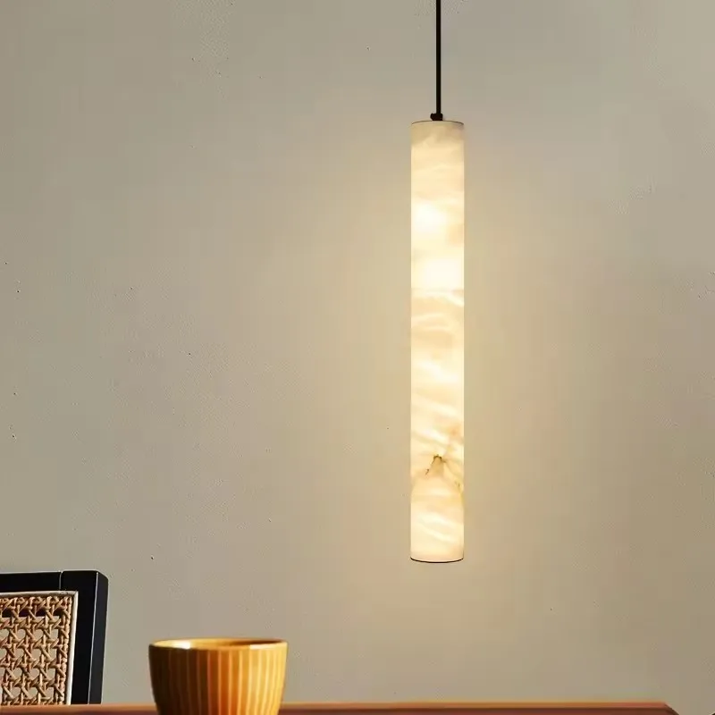 

Simple Marble Pendant Light Modern Style for Living Room Dining Room Bar Bedroom Bedside LED Hanging Lamp