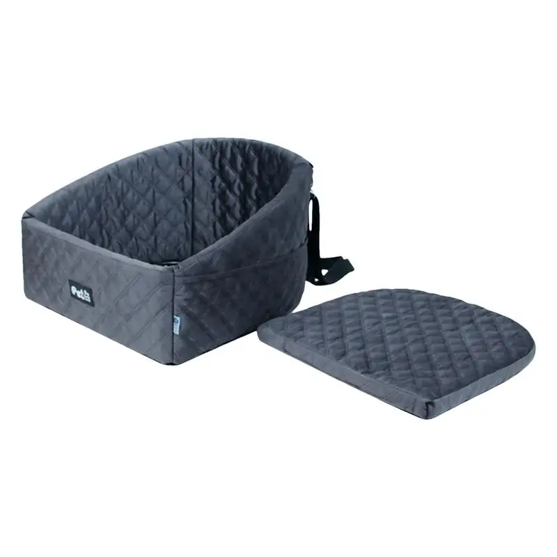 Pet Dog Car Booster Seat With Adjustable Straps Safety Stable Foldable Travel Pet Dog Car Seat Booster Basket High Quality