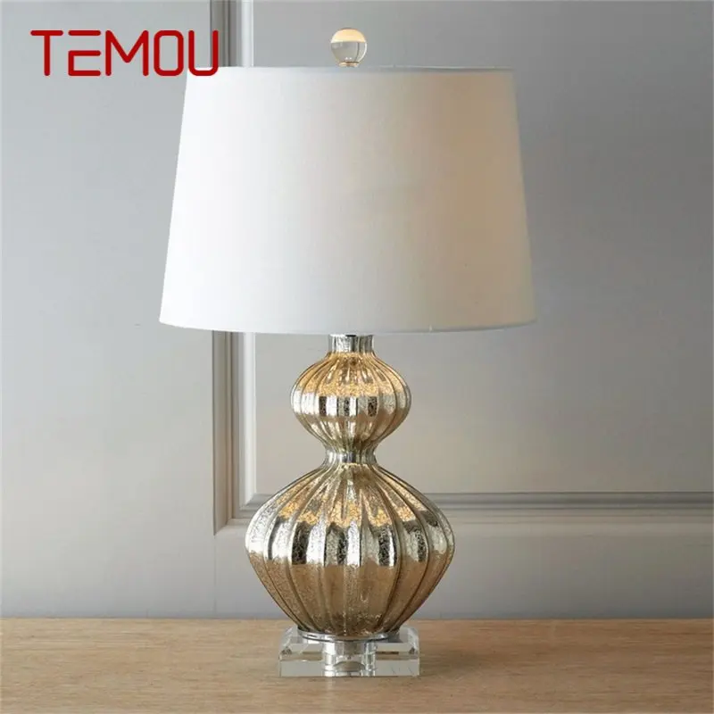 

TEMOU Dimmer Contemporary Table Lamp Creative Luxury Desk Lighting LED for Home Bedside Decoration