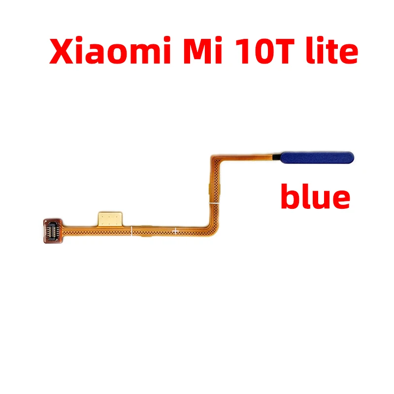 Escáner de Sensor de huellas dactilares Original para Xiaomi Mi 10T lite, Mi 10T, Mi 10T pro, Touch ID, conectar placa base, botón de inicio, Cable