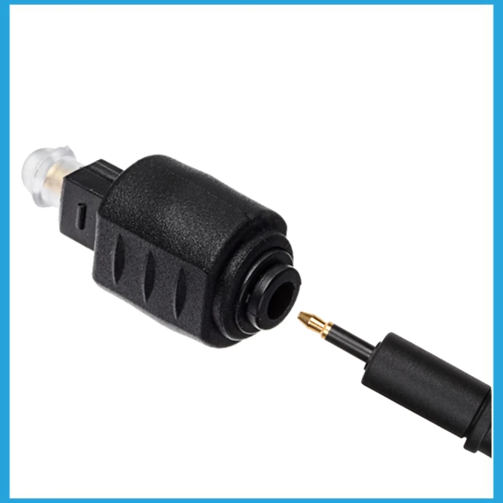 Audio fiber optic converter, Toslink fiber optic converter, adapter mini3.5 to Toslink, SPDIF connector.