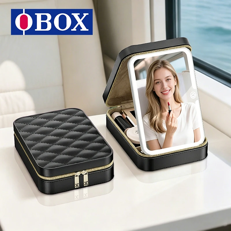 

Makeup Bag with Mirror, Tote Bag Inner Pouch, 2026 New Style, High-end Daily Commute Cosmetic Storage Case, Portable Small Makeu