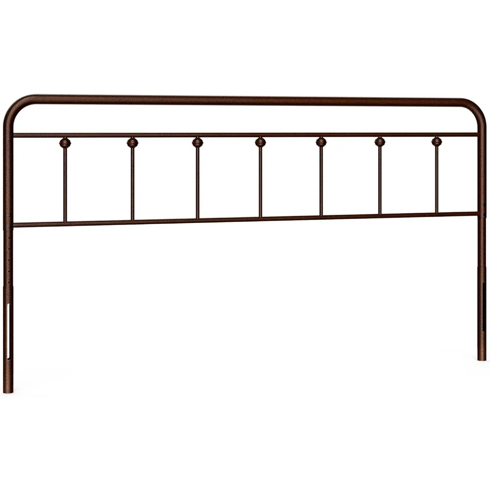 

Metal California Headboard, Adjustable Height, Farmhouse Victorian Style, Easy Assembly, Steel Headboard Only for Bedroom