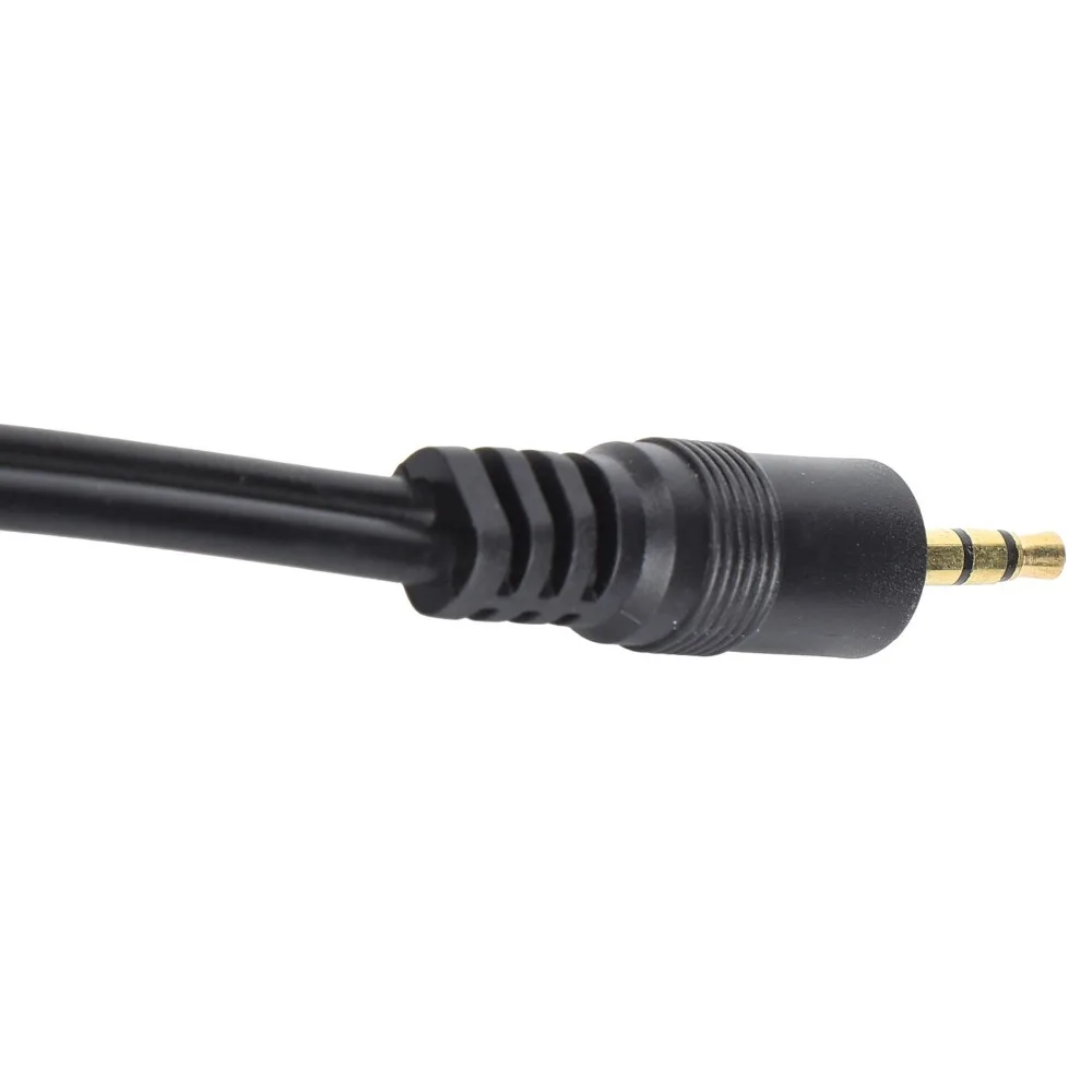 Thickened PVC Jacket 3.5mm to Dual 3PIN XLR Female Microphone Cable Flexible Connect Condenser Microphone Audio Line