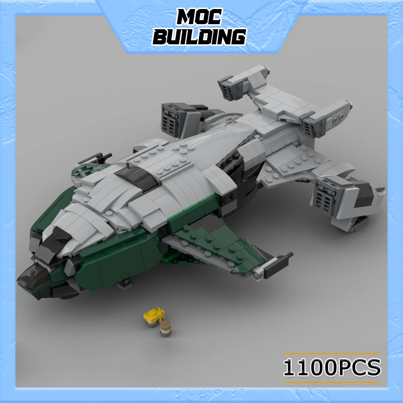 

1:250 Scale Game Series Elite Dangerous Space War Aircraft Building Blocks Fighter MOC Toys Gifts For Children MOC-76370