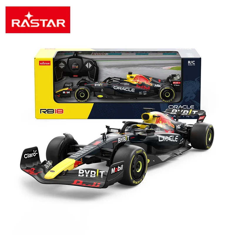 Nouveau en Stock Rastar 1:18 F1-75 Mcl36 Rb18 W11 Eq F1 télécommande course Simulation alliage Miniature modèle personnalisé enfant jouets cadeau