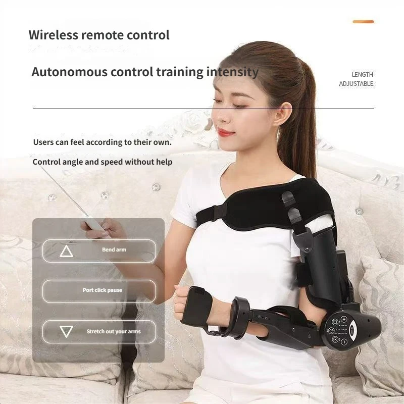 Elbow Upper Arm Rehabilitation Robot Stroke Training Device Wrist Joint Brace Upper Arm Hemiplegia Exercise Trainer